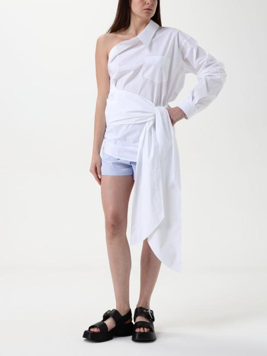 25FW 모스키노 블라우스 02110531 2001 White - MOSCHINO