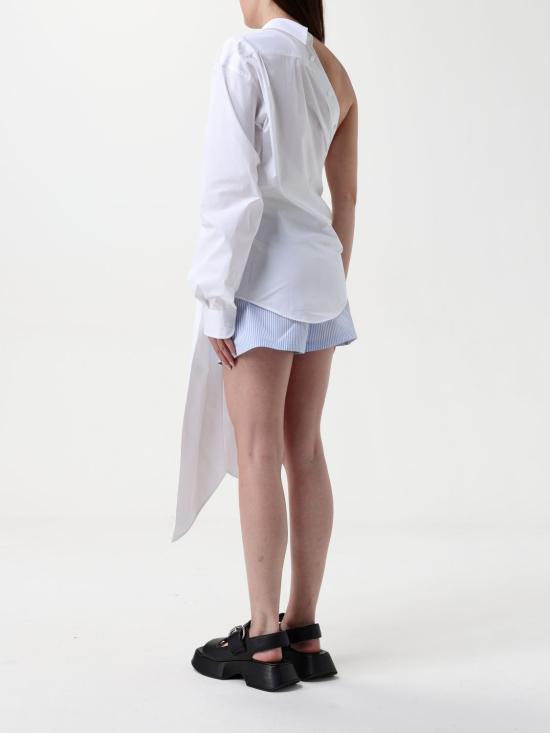 25FW 모스키노 블라우스 02110531 2001 White - MOSCHINO