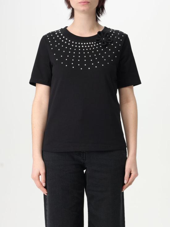 25SS 액티튜드 트윈세트 반팔 티셔츠 251AP2570 00006 Black