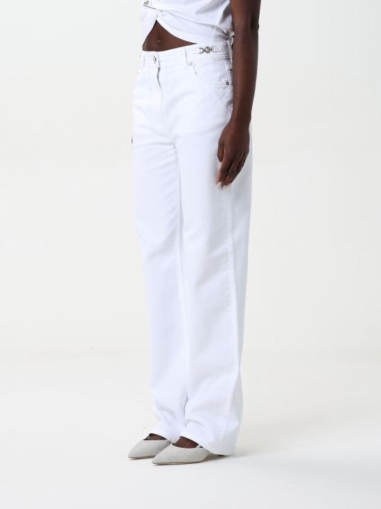 25FW 베르사체 스트레이트 팬츠 10115191A13651 1D110 White - VERSACE