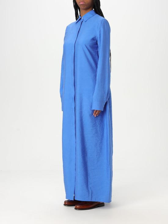 25SS 토템 롱 원피스 251WRD4489FB0368 276 Gnawed Blue - TOTEME