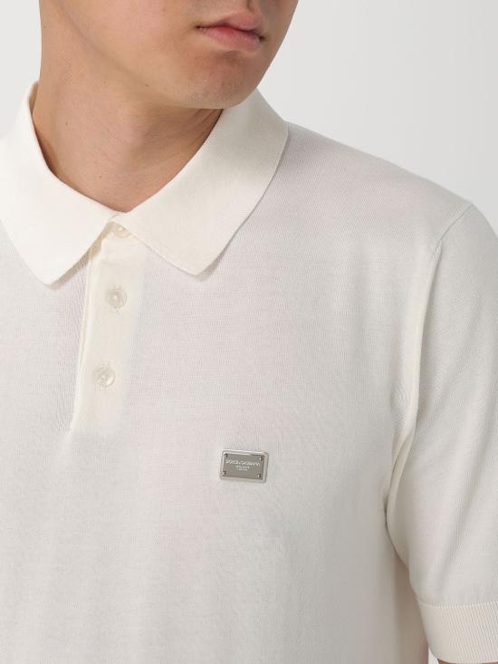 25FW 돌체앤가바나 폴로 티셔츠 GXZ02TJBCE9 W0111 White - DOLCE & GABBANA