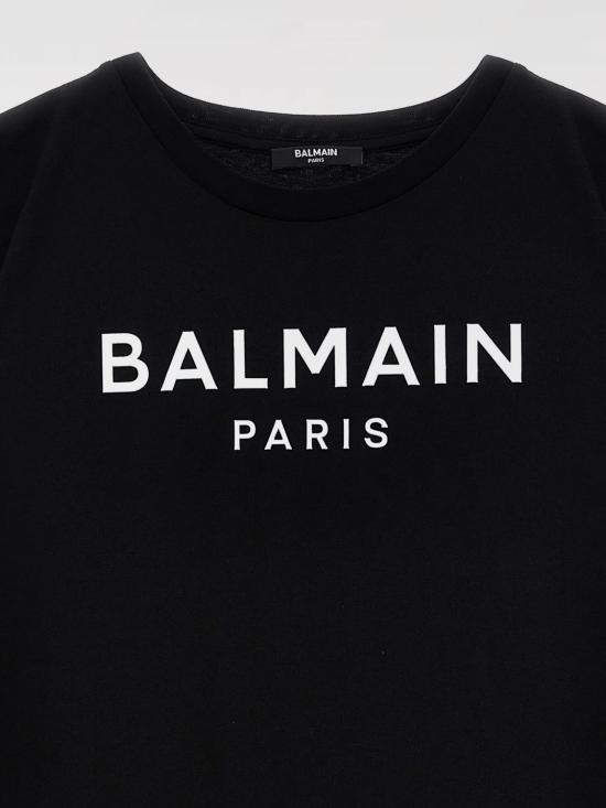 25FW [키즈] 발망 원피스 BW1B11Z0082 930BC White - BALMAIN