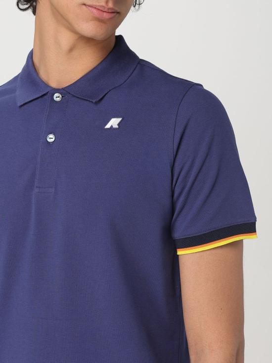 25FW 까웨 폴로 티셔츠 K1125BW 867 Blue 1 - K-WAY