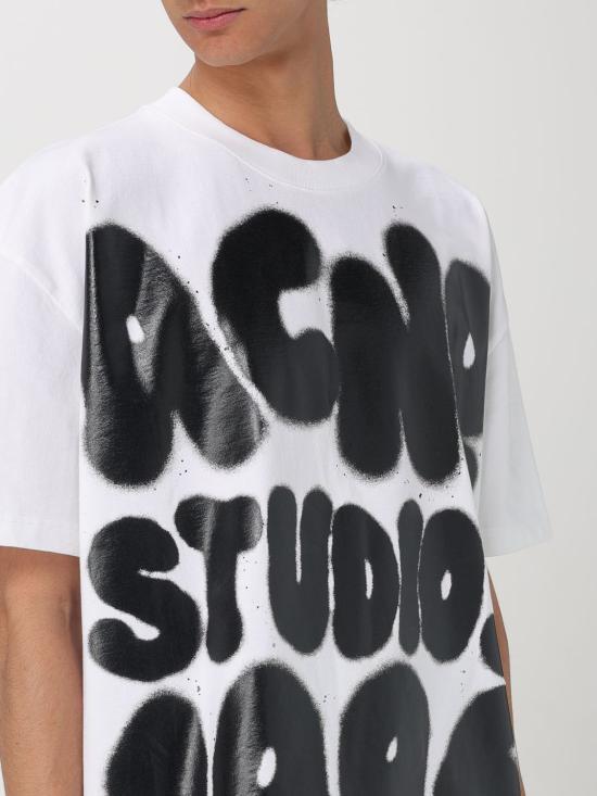 25SS 아크네 스튜디오 반팔 티셔츠 CL0333 183 White - ACNE STUDIOS