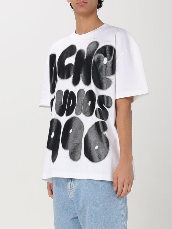 25SS 아크네 스튜디오 반팔 티셔츠 CL0333 183 White - ACNE STUDIOS