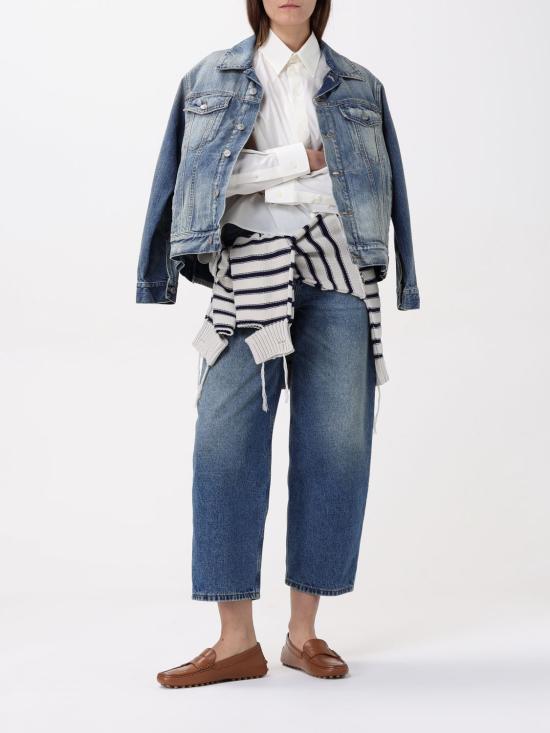 25FW MM6 메종마르지엘라 스웨터 S52DT0042M35256 101 White - MM6 MAISON MARGIELA