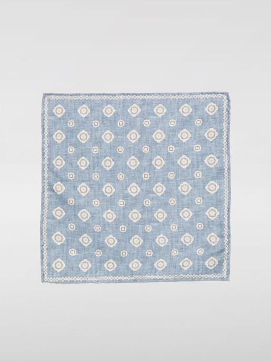 25SS 브루넬로 쿠치넬리 머플러/스카프 MR8950091 CLL30 Gnawed Blue