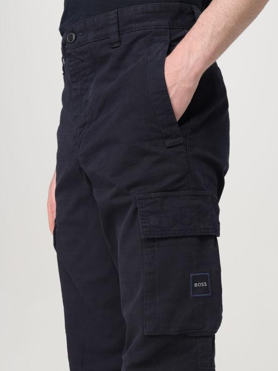 25FW 보스 스트레이트 팬츠 50530599 404 Blue - BOSS