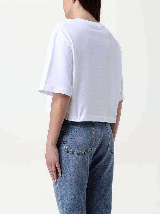 25SS 모스키노 반팔 티셔츠 07100541 2001 White - MOSCHINO