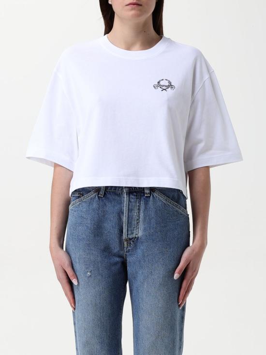 25SS 모스키노 반팔 티셔츠 07100541 2001 White