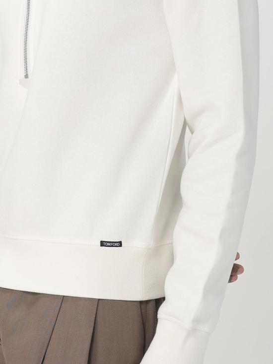 25SS 톰포드 긴팔 티셔츠 JEL003JMC050S25 AW002 White - TOMFORD