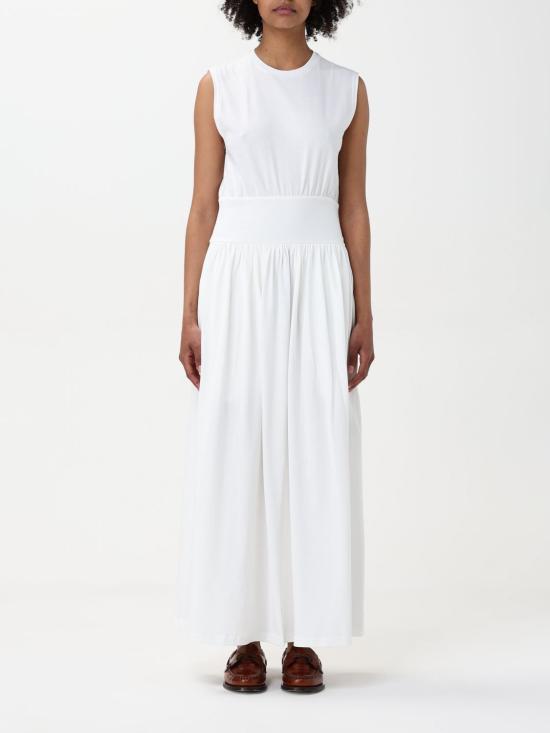 25SS 토템 롱 원피스 242WRD1783FB0093 059 White