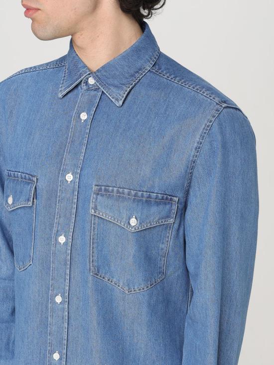 25SS 타미힐피거 데님 셔츠 MW0MW37432 1BJ Denim - TOMMY HILFIGER