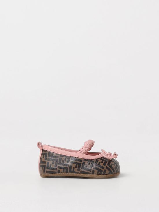 25SS [키즈] 펜디 레이스업 슈즈 BFR108AOTG F1GCJ Pink