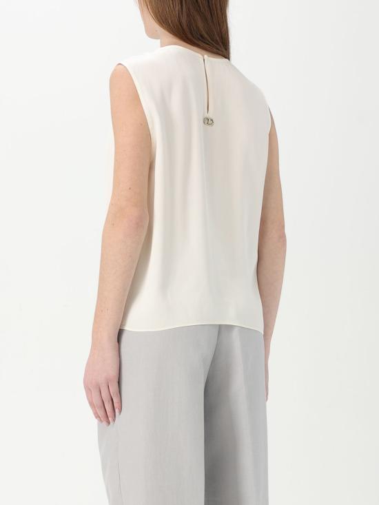 25FW 트윈셋 민소매 티셔츠 251TP2652 00059 Pearl - TWINSET