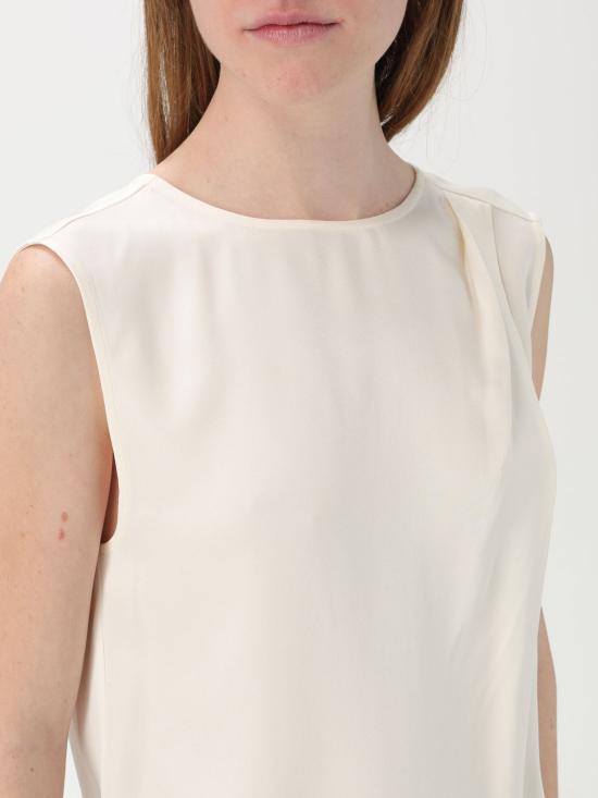 25FW 트윈셋 민소매 티셔츠 251TP2652 00059 Pearl - TWINSET