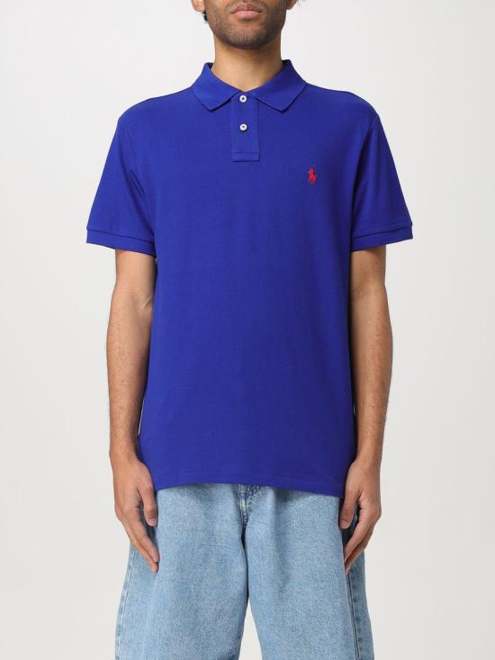 25FW 폴로 랄프로렌 폴로 티셔츠 710795080 001 Marine