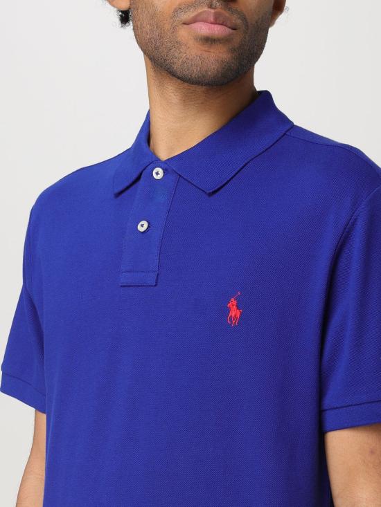 25FW 폴로 랄프로렌 폴로 티셔츠 710795080 001 Marine - POLO RALPH LAUREN