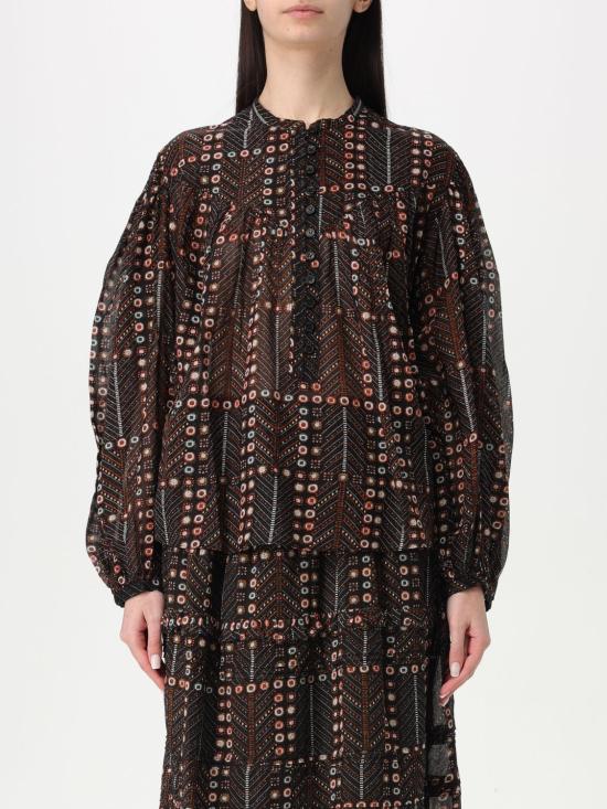 25FW 이자벨마랑에뚜왈 블라우스 HT0022FAC1J19E 02FK Black