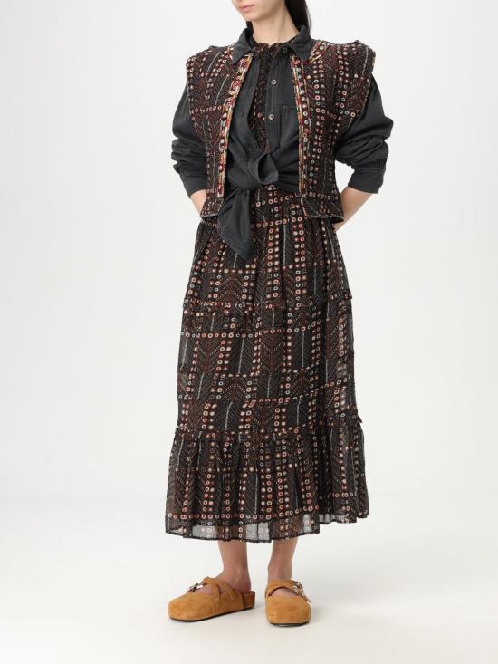 25FW 이자벨마랑에뚜왈 블라우스 HT0022FAC1J19E 02FK Black - ISABEL MARANT ETOILE