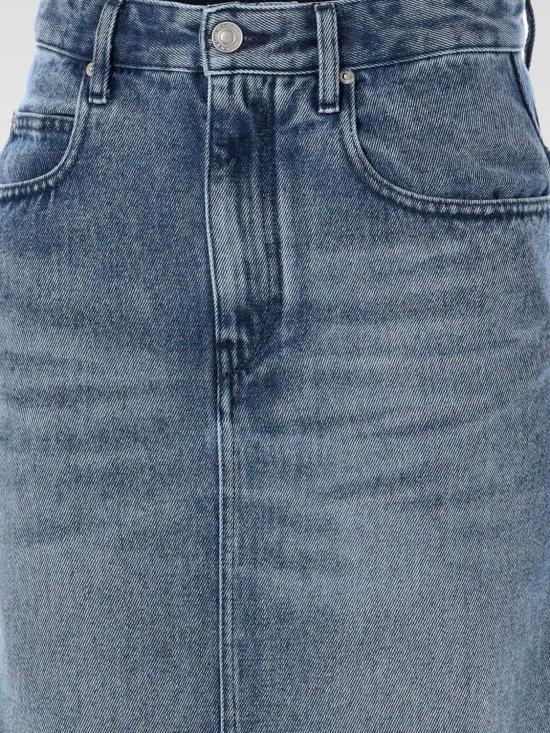 25FW 이자벨마랑 데님 스커트 JU0045FBB1H07I 30LU Denim - ISABEL MARANT