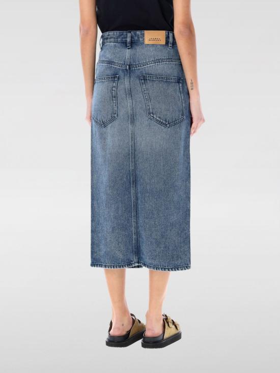25FW 이자벨마랑 데님 스커트 JU0045FBB1H07I 30LU Denim - ISABEL MARANT