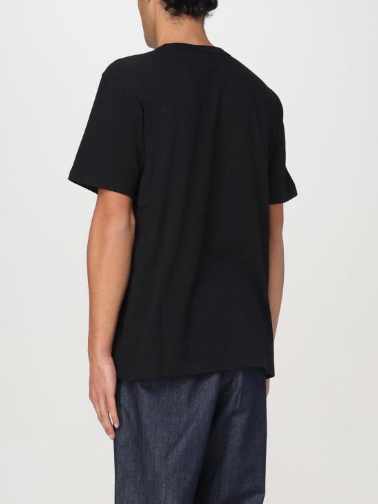 25FW 드리스 반 노튼 반팔 티셔츠 2510211091600 900 Black - DRIES VAN NOTEN