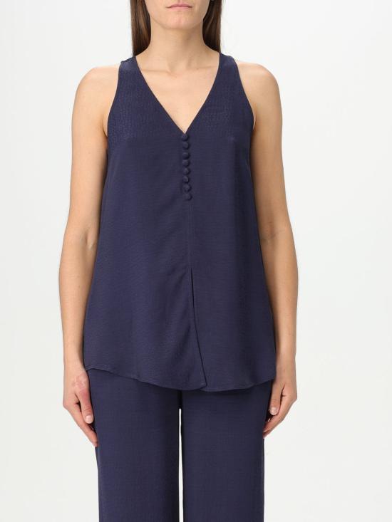 25FW 엠포리오 아르마니 민소매 티셔츠 EW000712AF12691 UB115 Blue