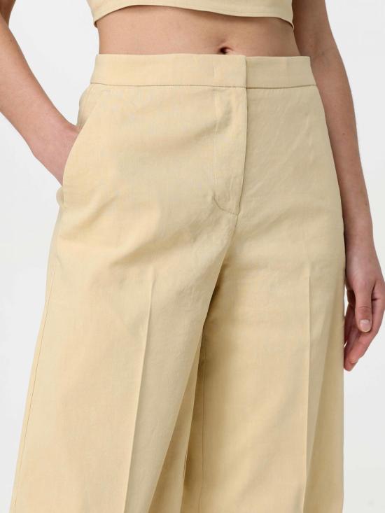 25FW 핑코 스트레이트 팬츠 104929A0IM C23 Yellow - PINKO