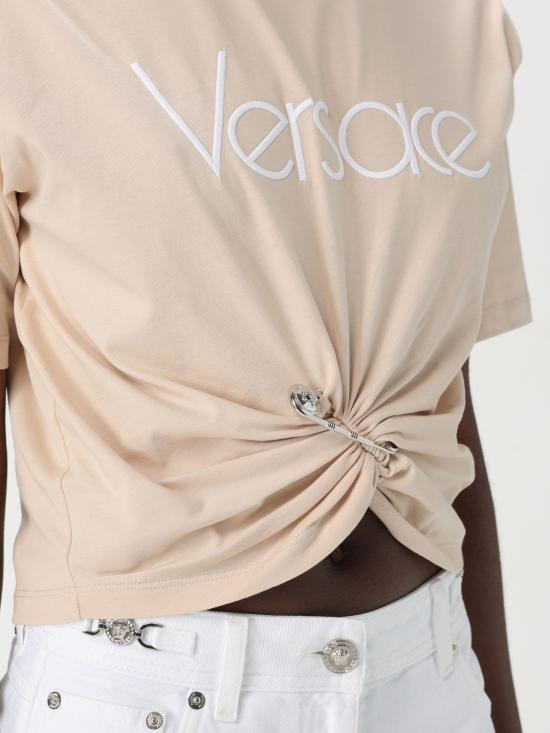 25FW 베르사체 반팔 티셔츠 10188981A13610 2KQ70 Pink - VERSACE