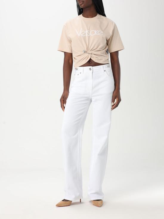 25FW 베르사체 반팔 티셔츠 10188981A13610 2KQ70 Pink - VERSACE