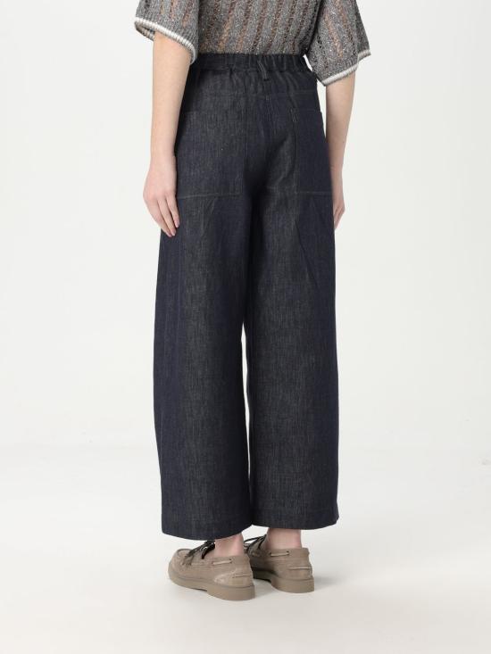 25SS 브루넬로 쿠치넬리 팬츠 MB125FW999 C001 Blue - BRUNELLO CUCINELLI