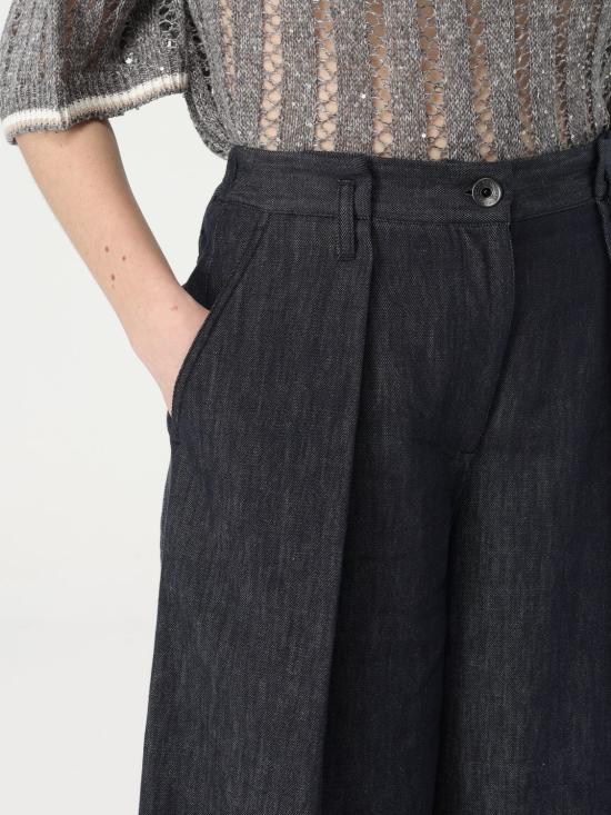 25SS 브루넬로 쿠치넬리 팬츠 MB125FW999 C001 Blue - BRUNELLO CUCINELLI