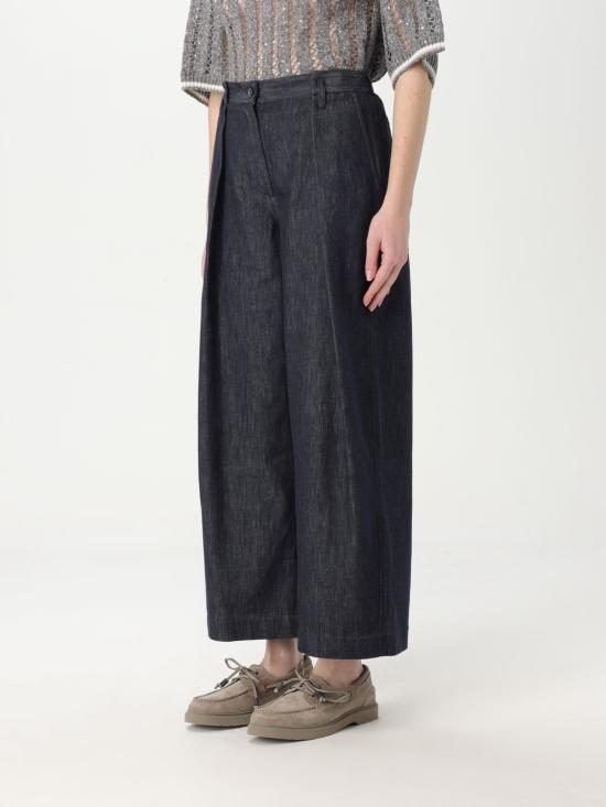 25SS 브루넬로 쿠치넬리 팬츠 MB125FW999 C001 Blue - BRUNELLO CUCINELLI