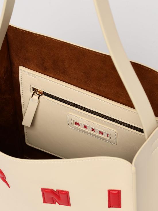 25SS 마르니 숄더백 SHMP0111U0P6483 ZO721 Ivory - MARNI
