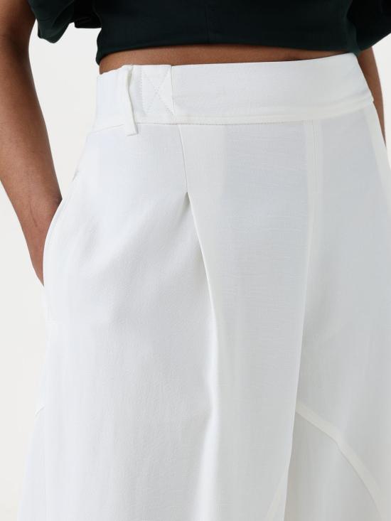 25SS 에르마노 설비노 팬츠 D466P702DIE 14800 White - ERMANNO SCERVINO