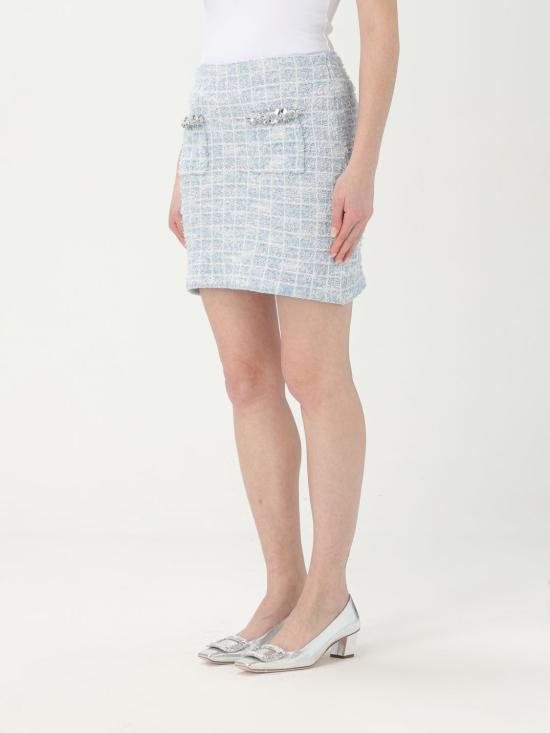 25FW 셀프 포트레이트 숏 스커트 SS25014SKBL BLUE Blue - SELF PORTRAIT