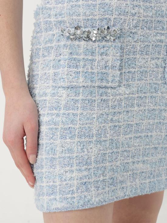 25FW 셀프 포트레이트 숏 스커트 SS25014SKBL BLUE Blue - SELF PORTRAIT