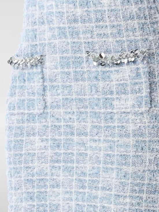 25FW 셀프 포트레이트 숏 스커트 SS25014SKBL BLUE Blue - SELF PORTRAIT