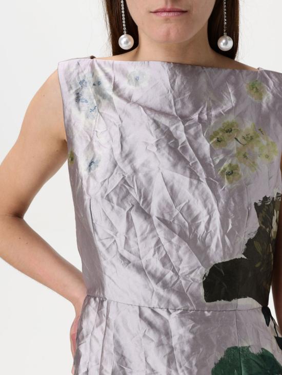 25SS 에르뎀 롱 원피스 PS25G6LMTS MARGOT FLORAL LILAC Champagne - ERDEM