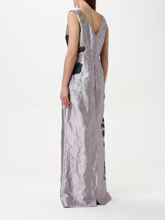 25SS 에르뎀 롱 원피스 PS25G6LMTS MARGOT FLORAL LILAC Champagne - ERDEM