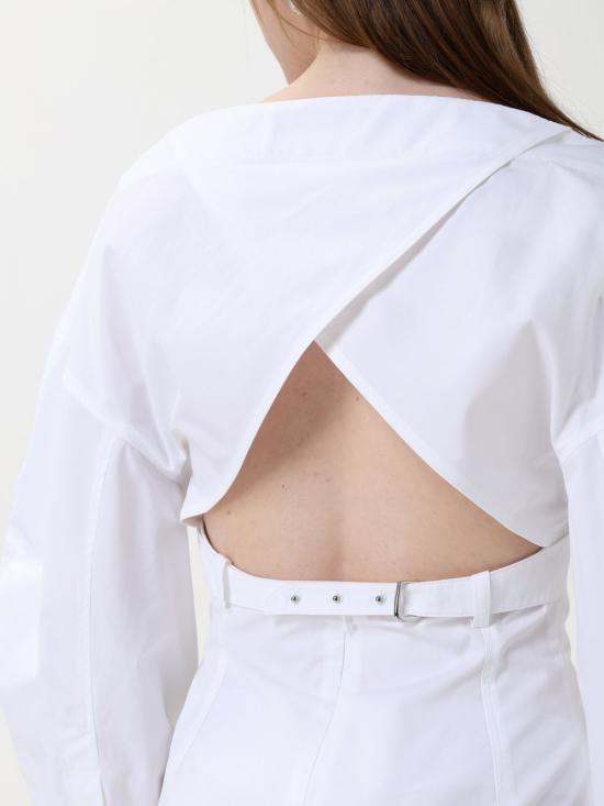 25FW 자크뮈스 미디 원피스 243DR1991520 100 White - JACQUEMUS