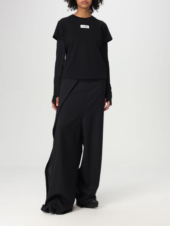 25FW MM6 메종마르지엘라 반팔 티셔츠 S52NA0070S20518 900 Black - MM6 MAISON MARGIELA