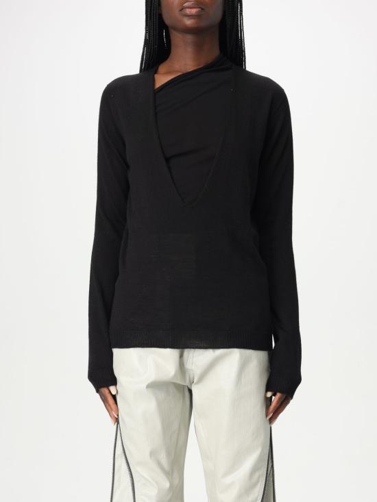 25SS 릭 오웬스 스웨터 RP01E7668M 09 Black