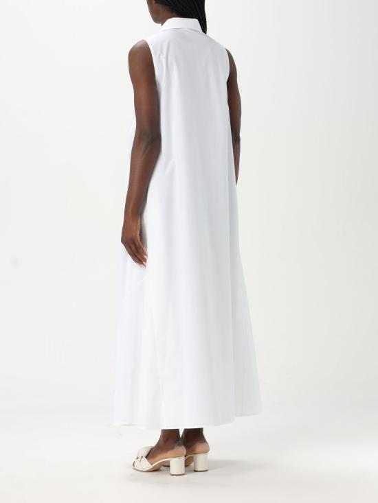 25FW 엠포리오 아르마니 롱 원피스 EW000768AF10010 U0002 White - EMPORIO ARMANI