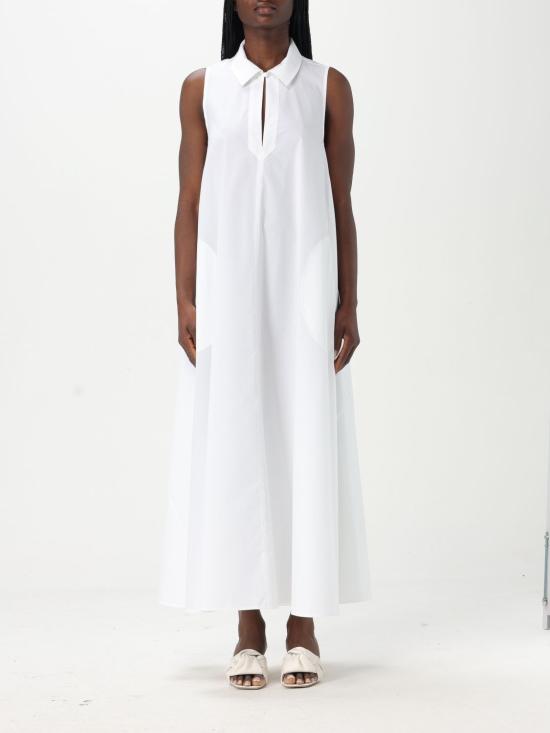 25FW 엠포리오 아르마니 롱 원피스 EW000768AF10010 U0002 White