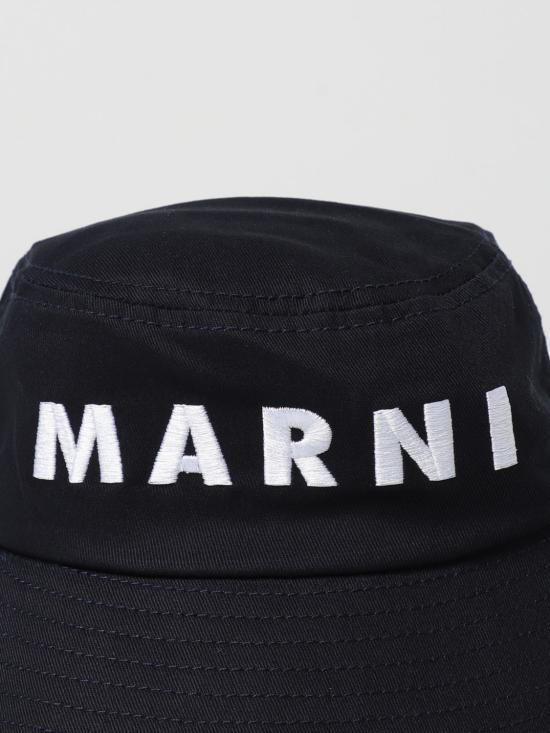 25SS [키즈] 마르니 모자 M01458M00J2 0M803 Black - MARNI