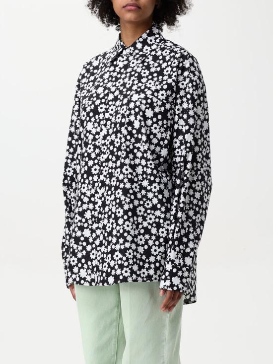 25SS 마르니 블라우스 CAMA0505S5UTC463 PFN99 Black - MARNI