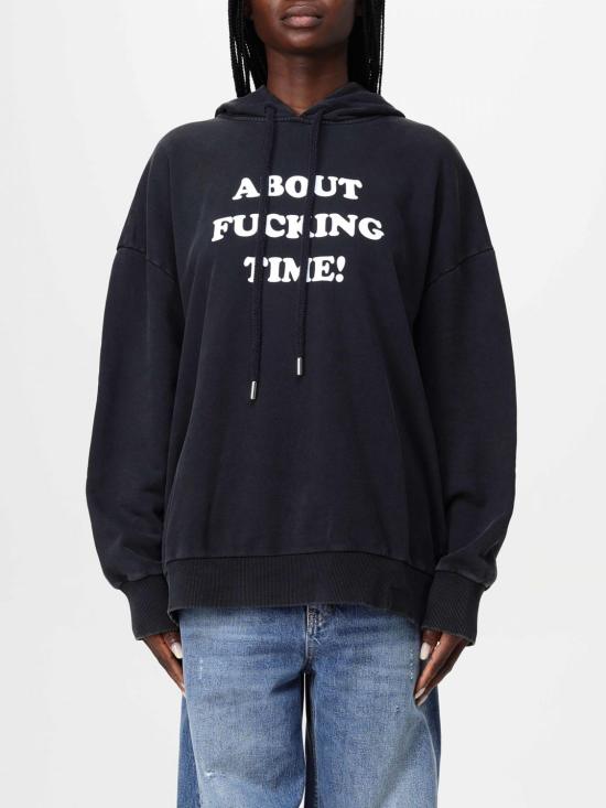 25SS 스텔라 맥카트니 후드 티셔츠 6J02643SPZ93 1082 Black